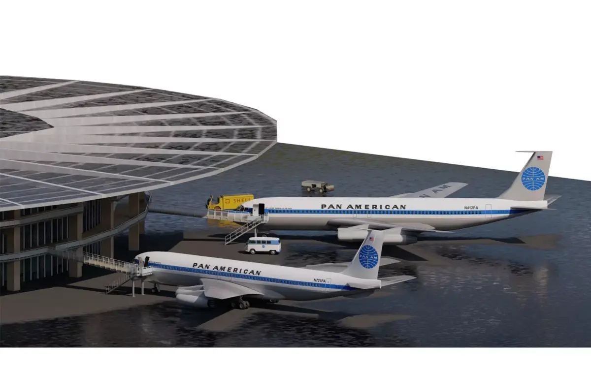  Boeing 707  3D model