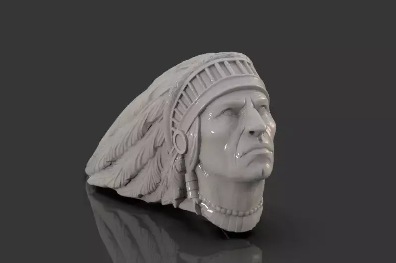 Indian 3D model head 3D print model purchase