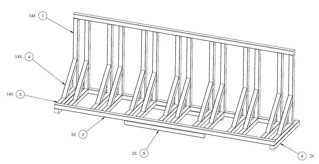 BICYCLE RACK PROJECT FOR KIDS Free 3D model