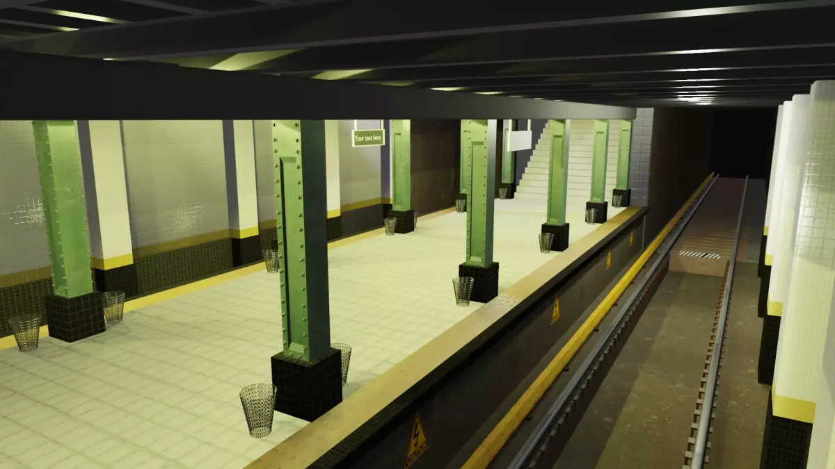 Subway Station Pack in Blender 3D model