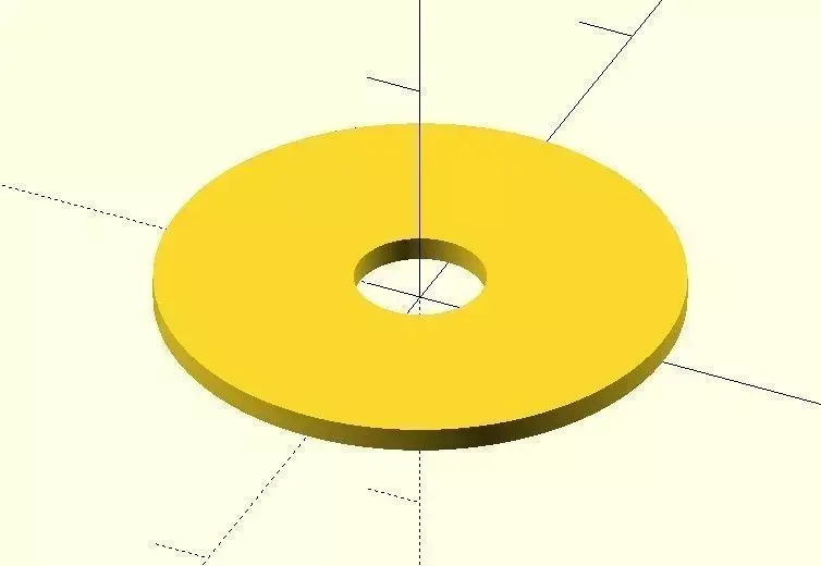 One mm thick spacer Free 3D model