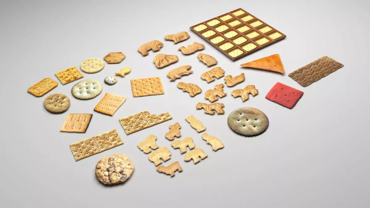 Crackers Collection 3D model
