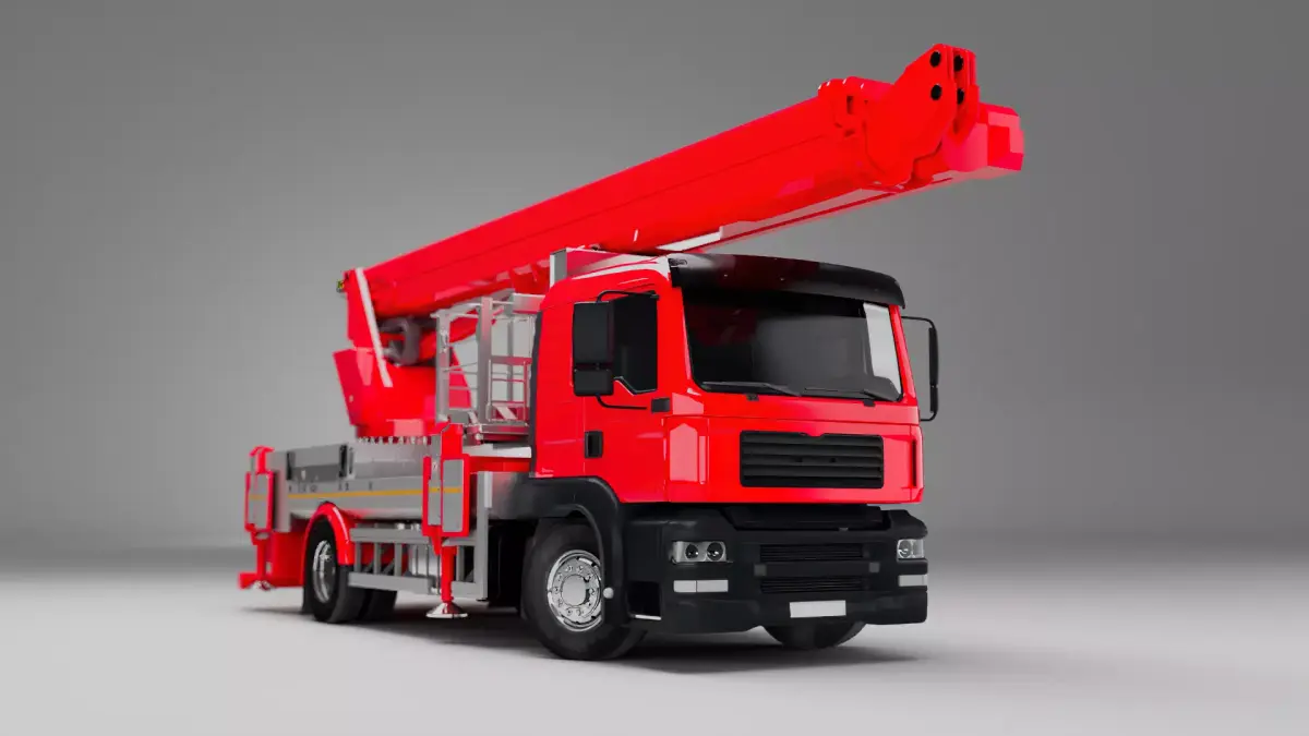 Mobile Crane 3D model