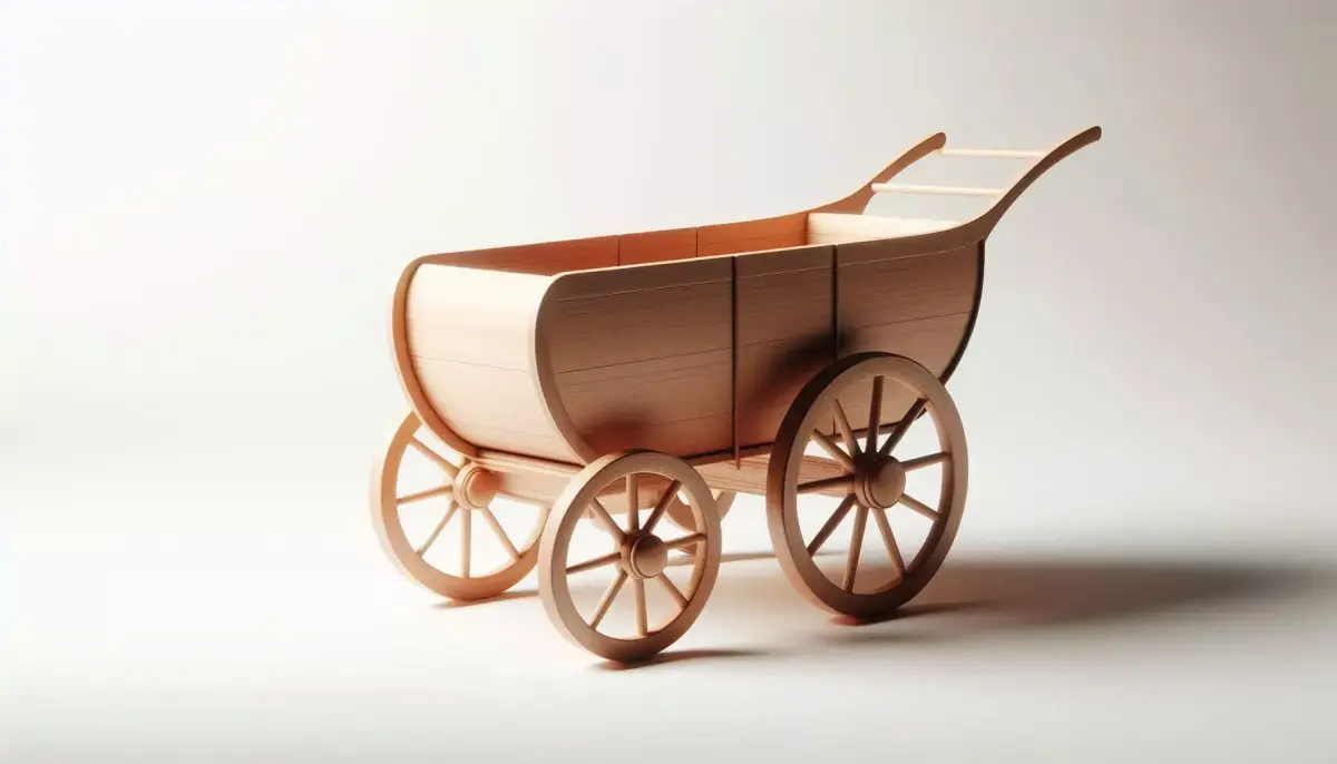 Wooden Cart 3D Printable Model 3D print model shop