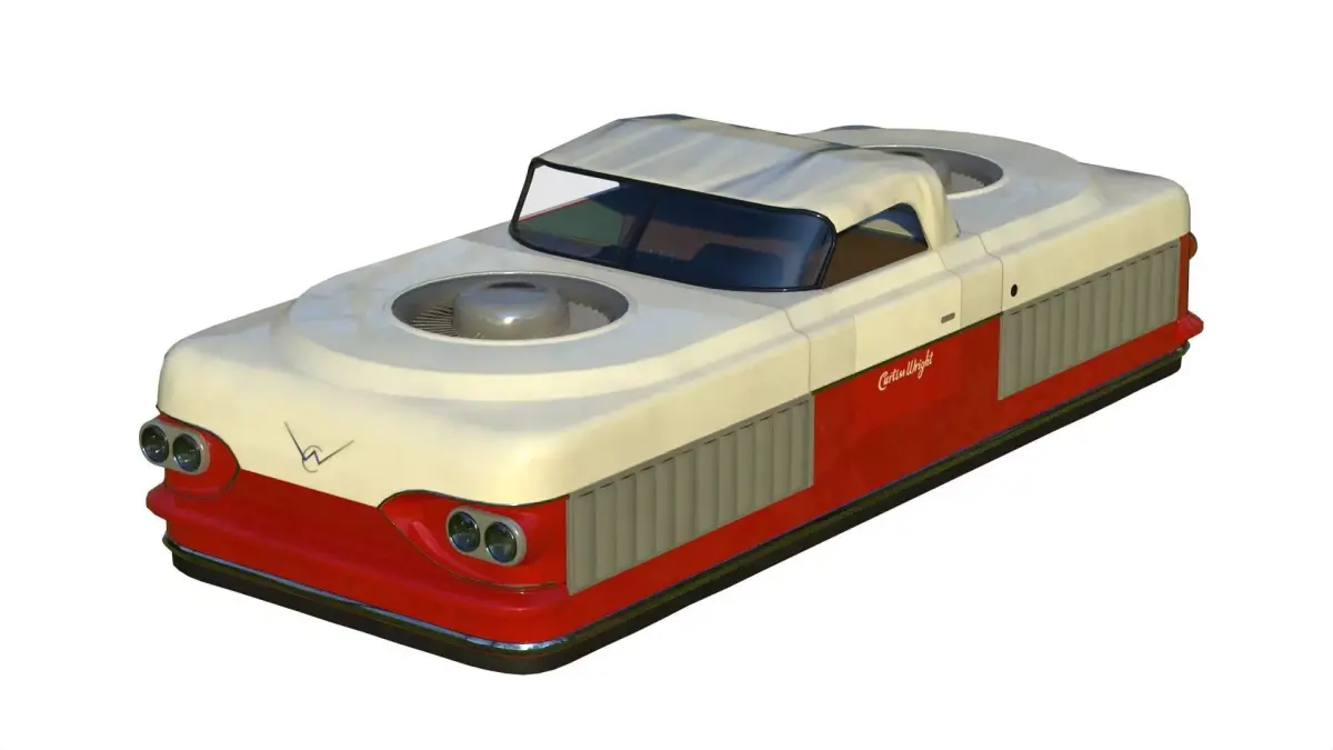 Air Car Model 2500 Howercraft 3D model