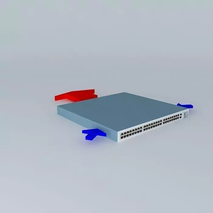 Cisco Catalyst 4948 Switch 3D model