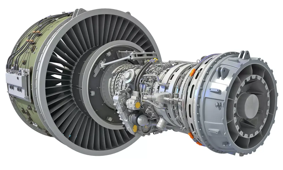 PW GTF Geared Turbofan Engine 3D model
