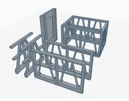 HOn30 QLD 6t Sugar Cane Bins 3D print model