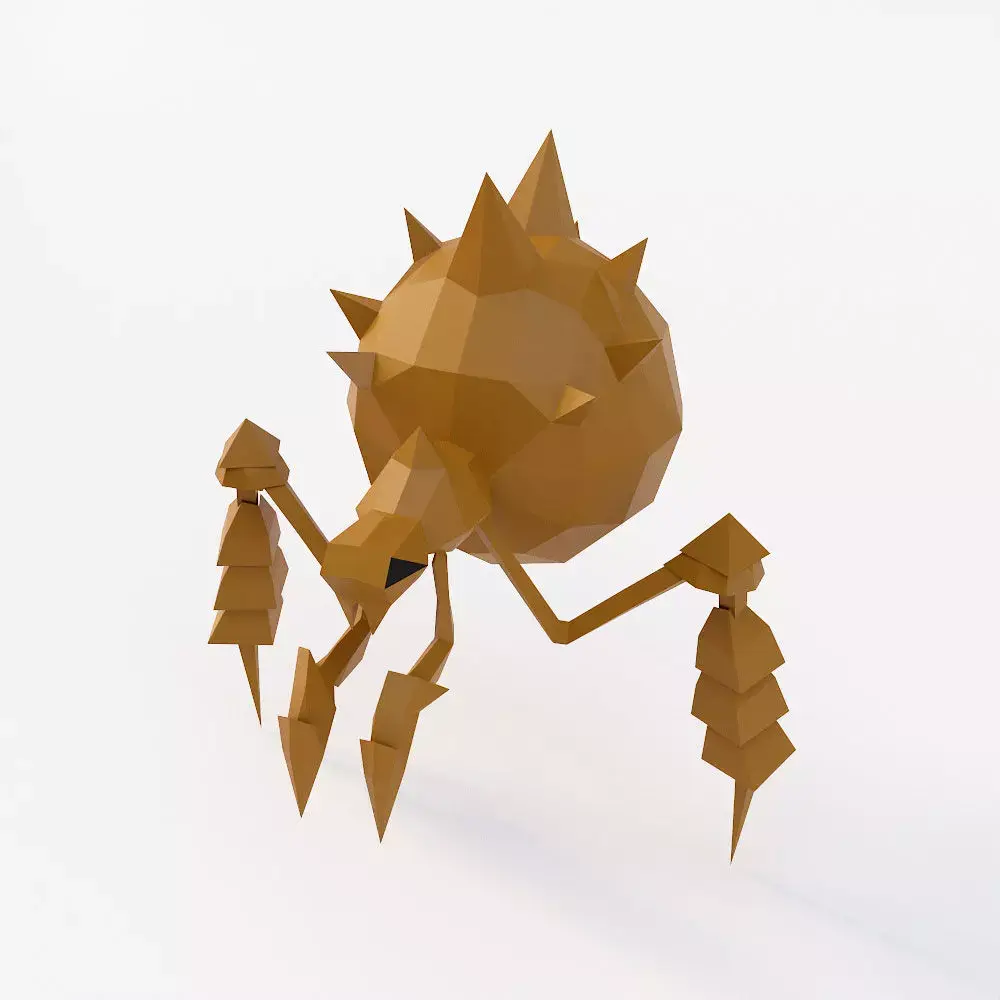 Cartoon Spider 3d model  Low-poly 3D model