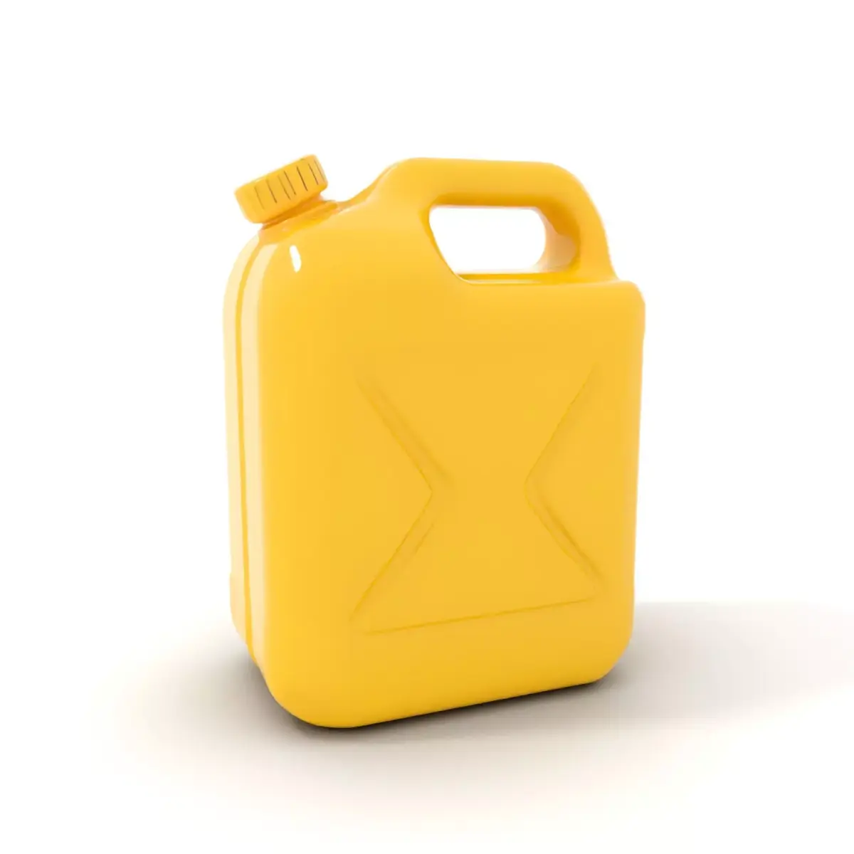Yellow Fuel Canister model pack Low-poly 3D model