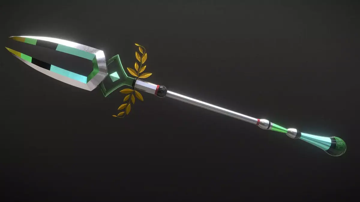 Varatha The Eternal Spear Low-poly 3D model