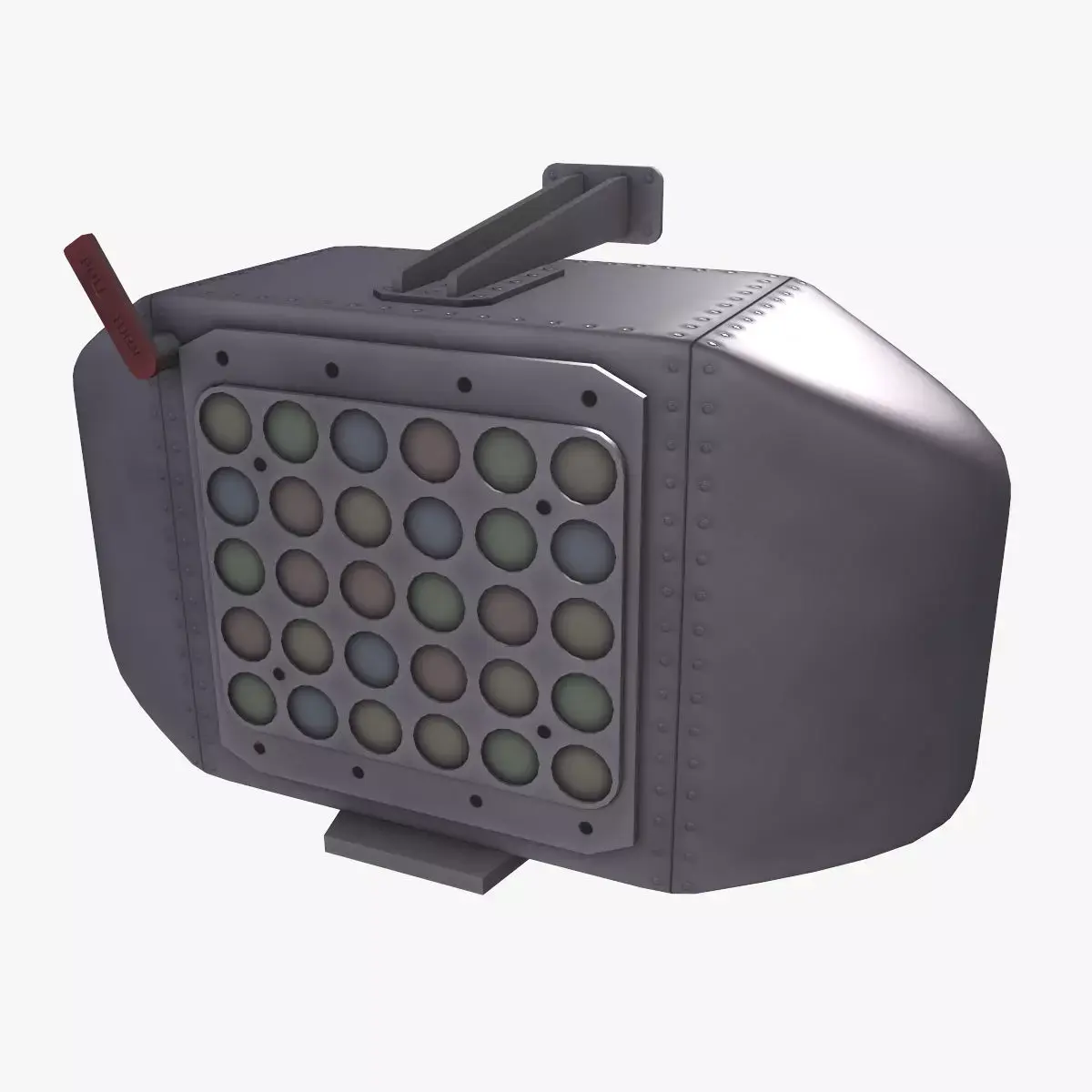 Helicopter Flares Dispenser Low-poly 3D model