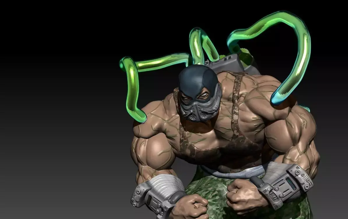 Bane from batman 3D print model