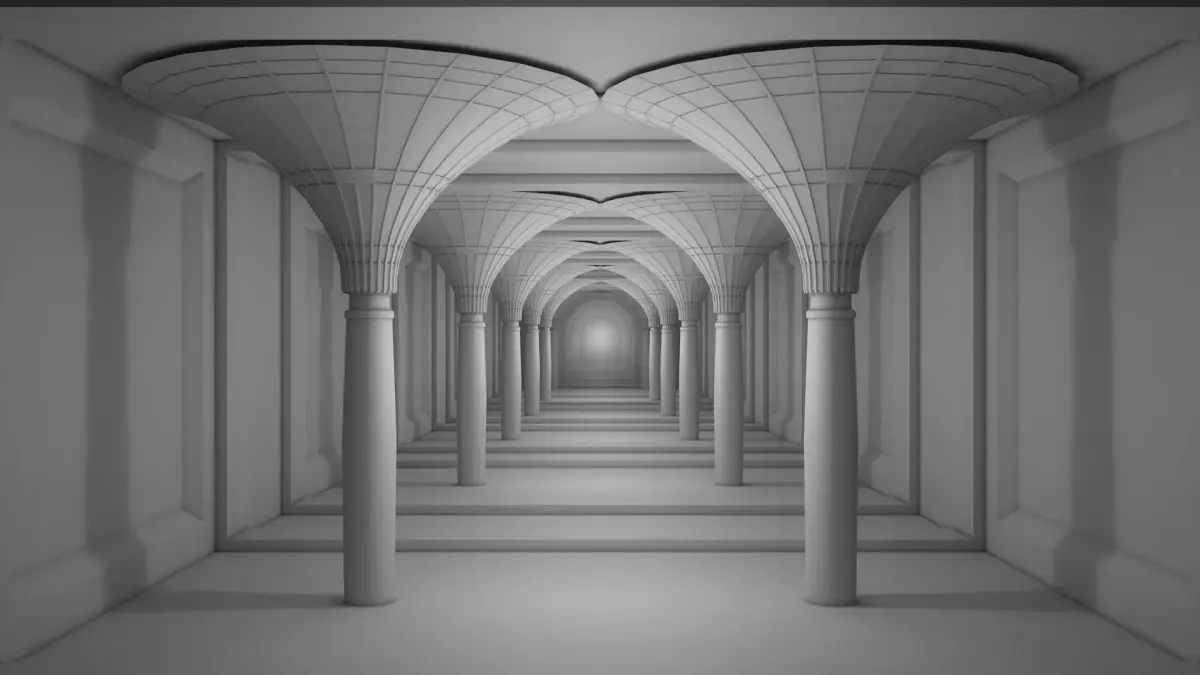 Futuristic Interior 3D model buy