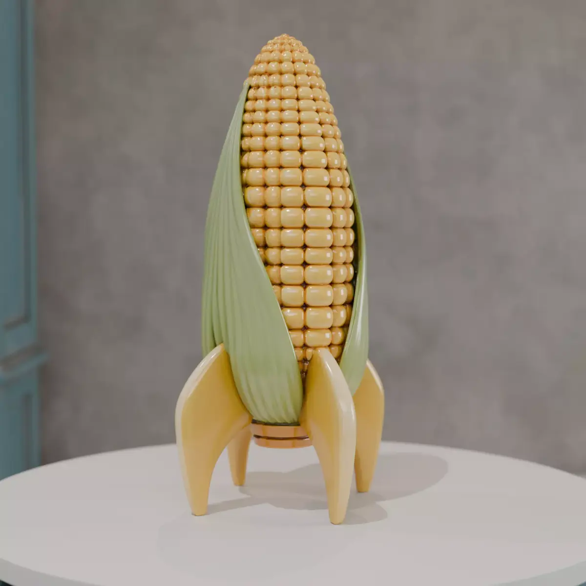 corn rocket  3D print model