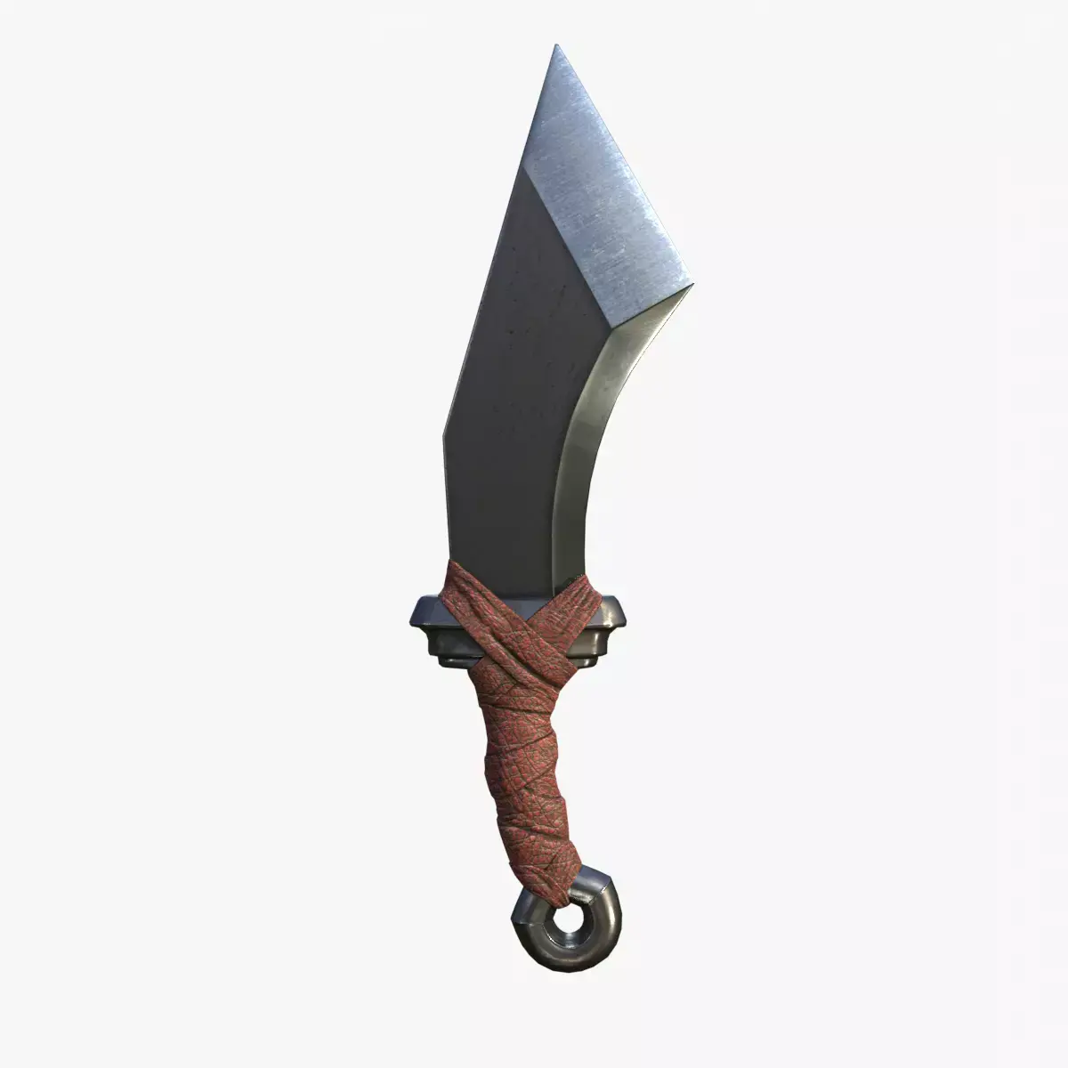 Fantasy Knife kukri Low-poly 3D model
