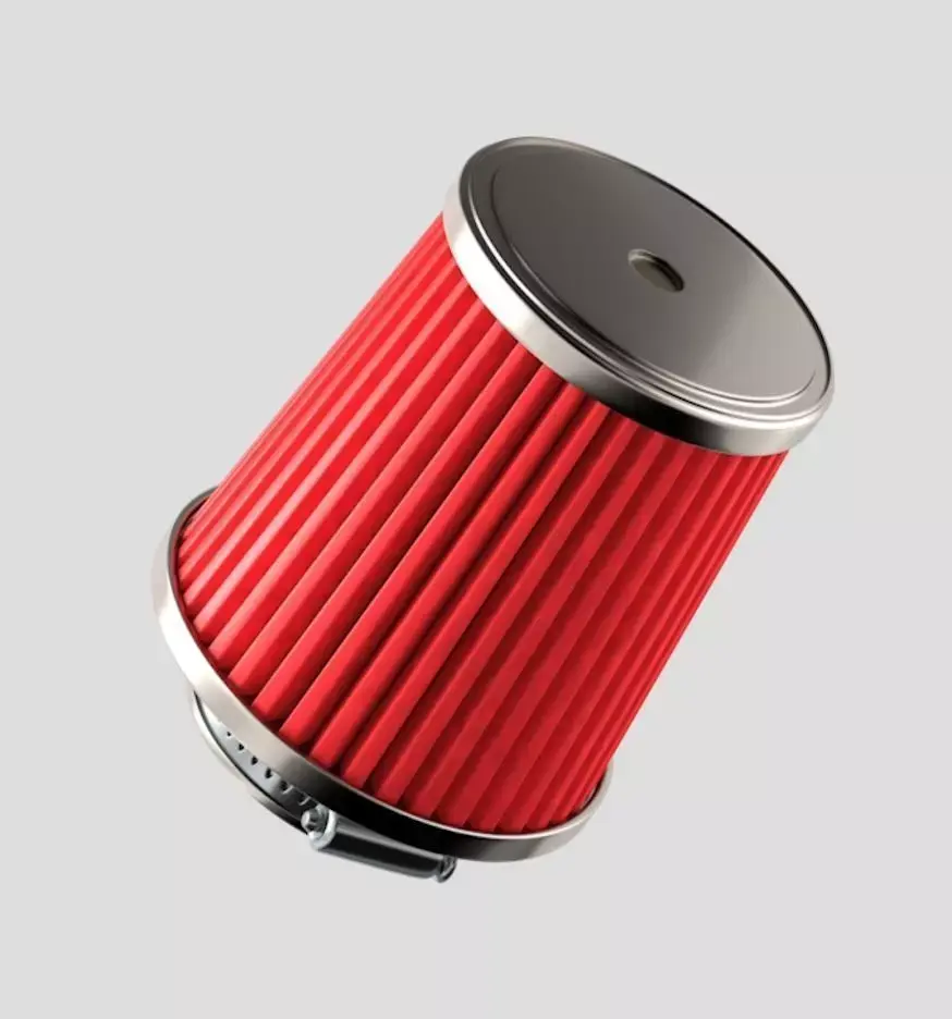 Air filter Low-poly 3D model get