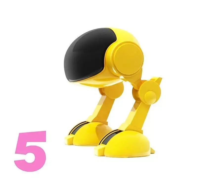 Yellow Ace5 studios Robot Rig - Cinema4D 3D model