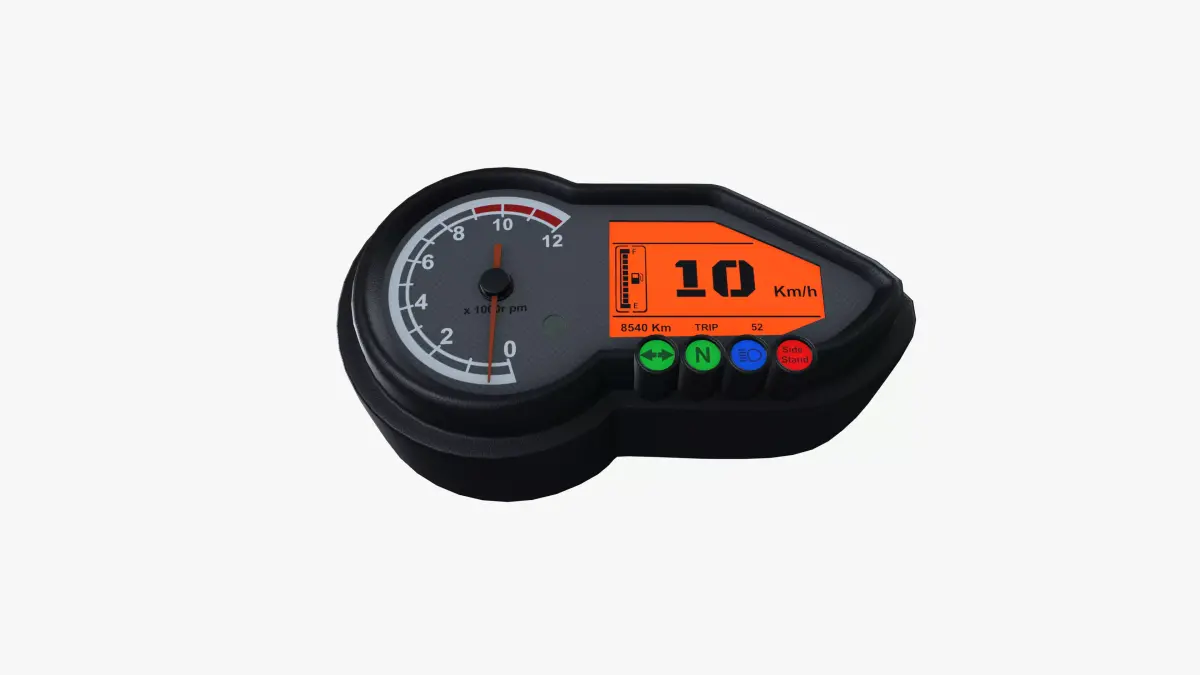 Pulsar bike Meter 3D model