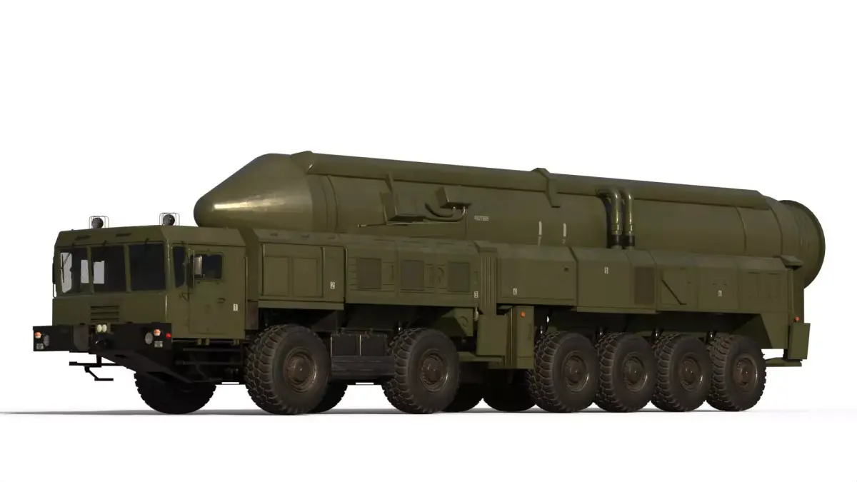 RS-26 Oreshnik Rubezh IRBM 3D model