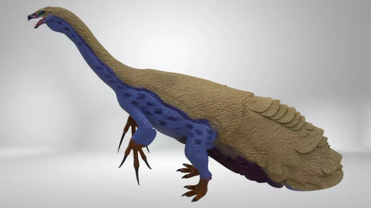 Therizinosaurus dinosaur Low-poly 3D model purchase