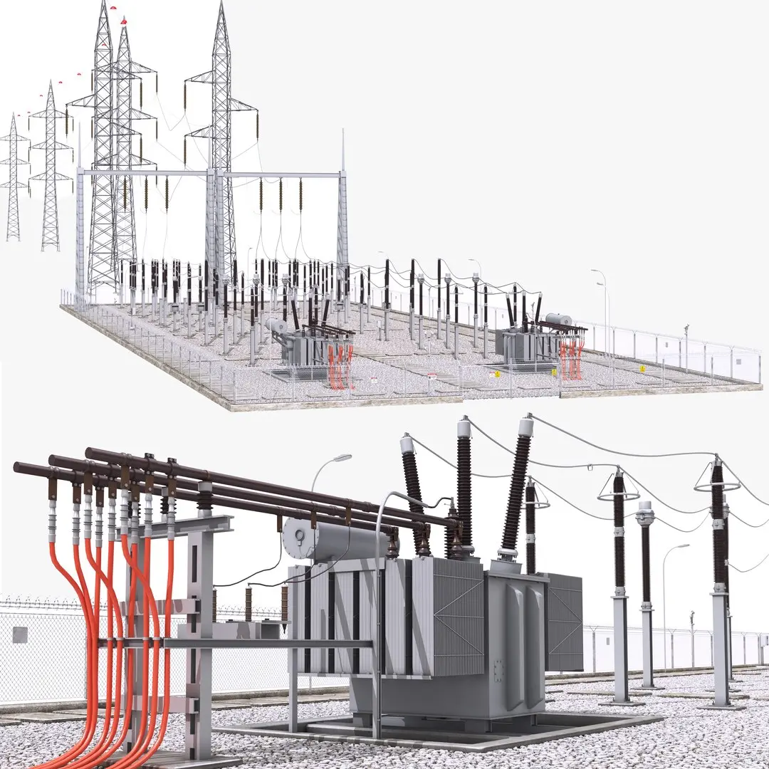 Substation 2 3D model