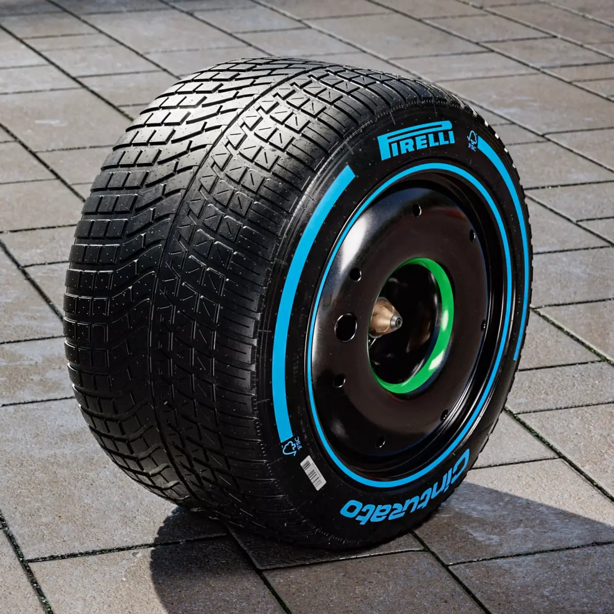 Pirelli Formula 1 2026 Rear FULL WET 375 35 R18 3D model