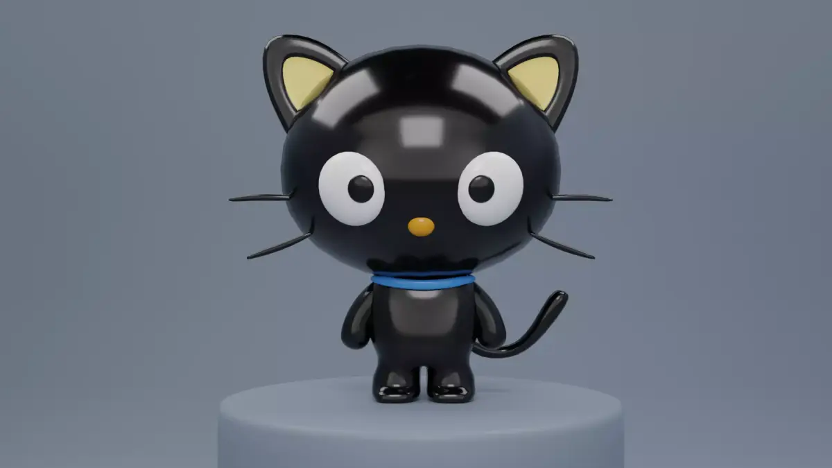 Chococat sonic cat 3D model