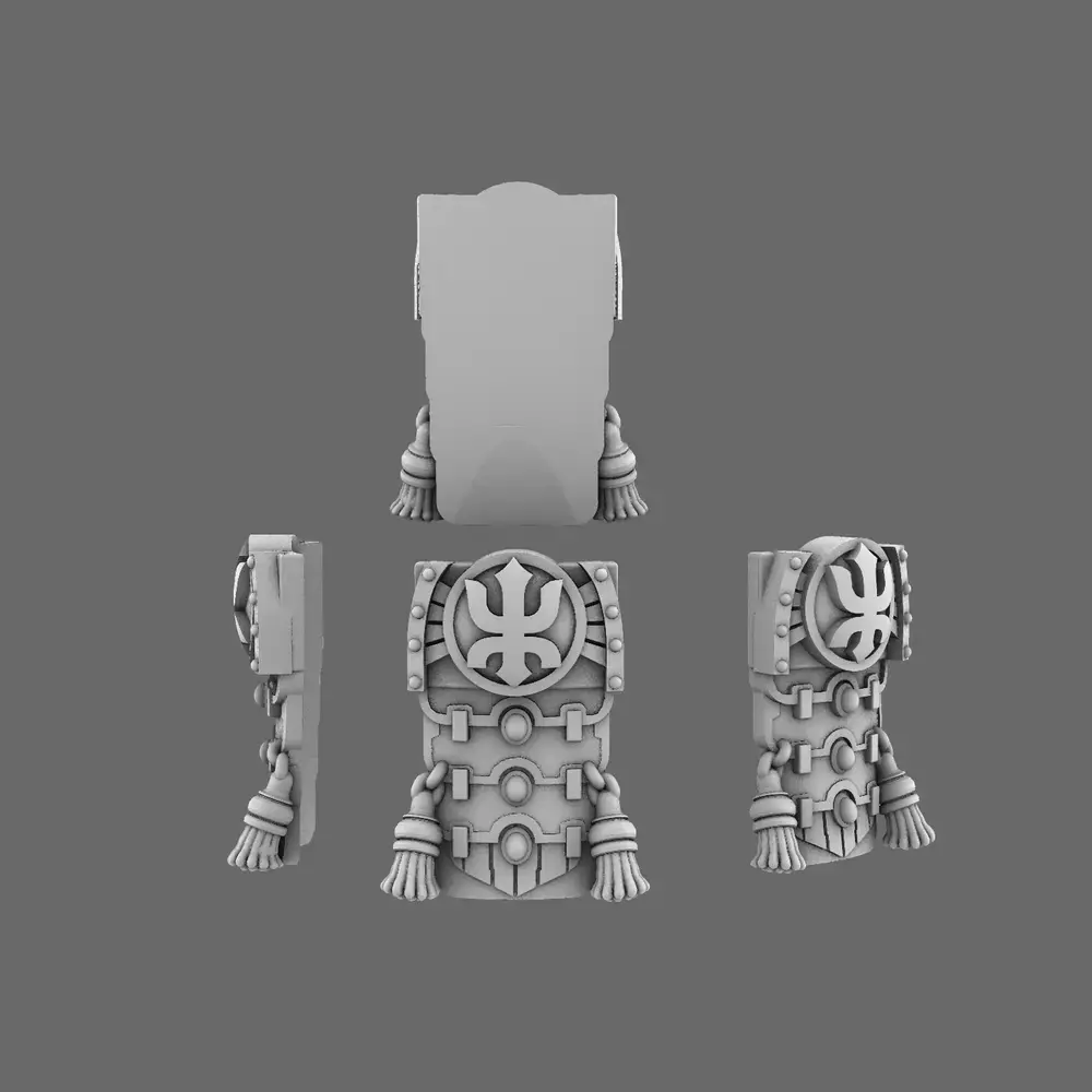 Red Ronin Samurai Tabards 3D print model