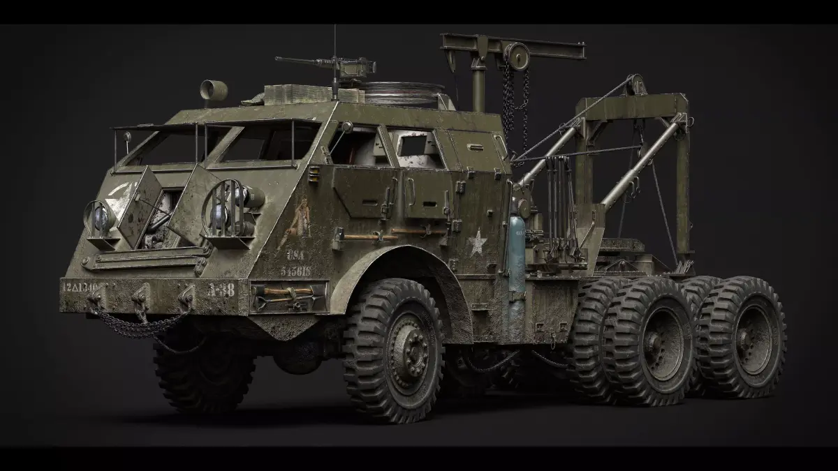 M25M26 Tank Transporter - Dragon Wagon Low-poly 3D model