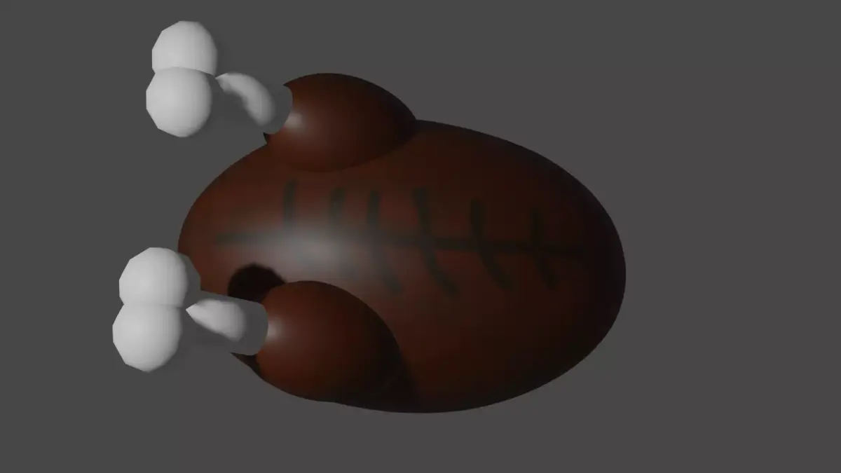 Turky football Free 3D model