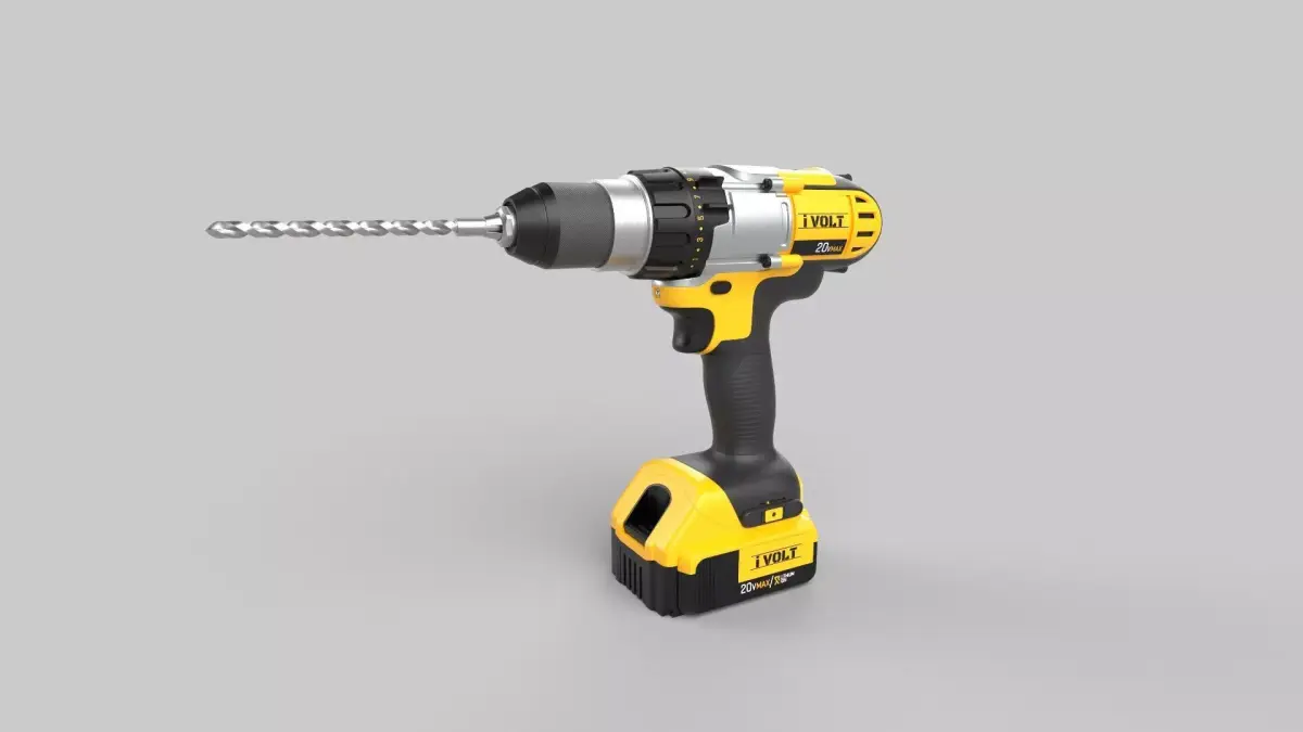Dewalt Drill 3D model buy