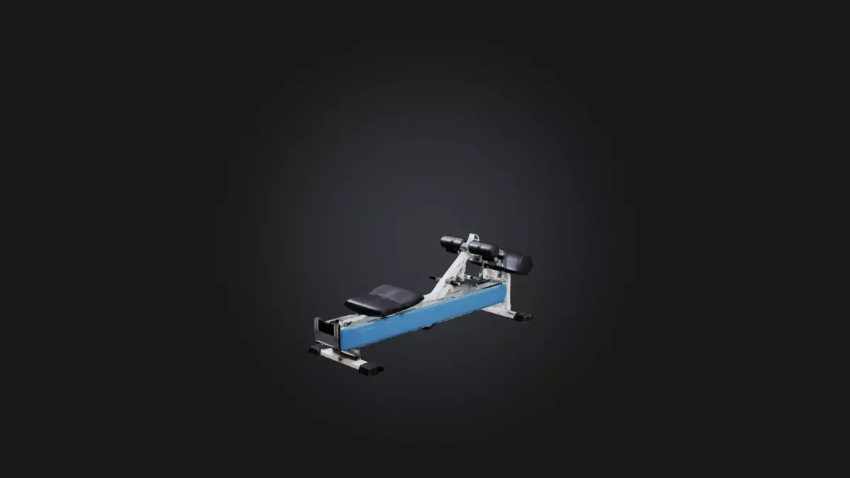 Abdominal Machine Low-poly 3D model