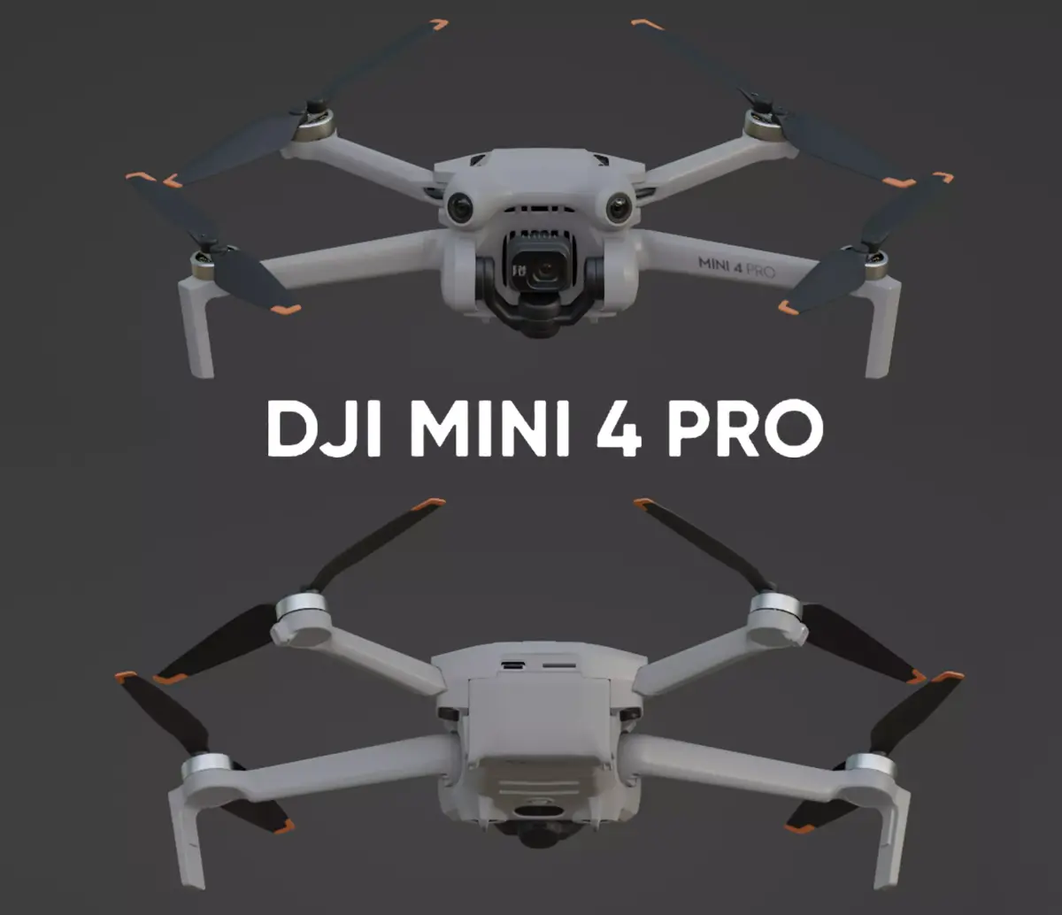DJI Mini 4 Pro Drone 3D model