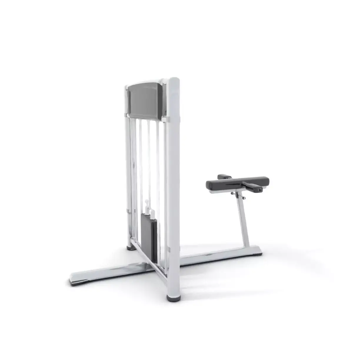 Chrome Rowing Machine model pack Low-poly 3D model