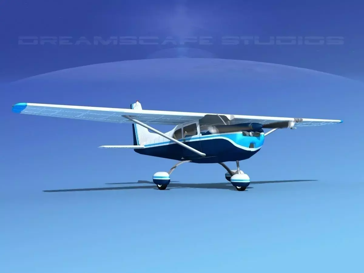 Cessna 175 Skylark V06 3D model