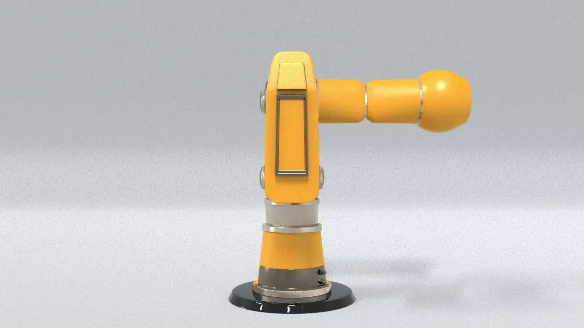 laos Mechanical arm robot Low-poly 3D model