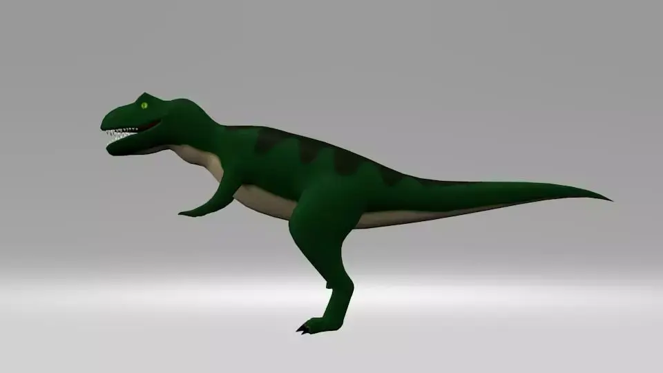 Low Poly T-Rex t - rex dinosaur 3D model