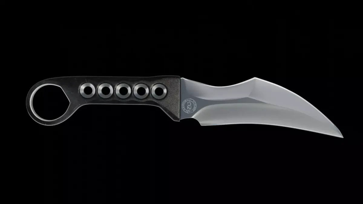 Knife ZU Bladeworx  Low-poly 3D model