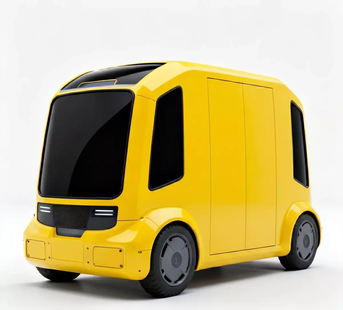Modern Autonomous Electric Delivery Pod 3D Model Low-poly 3D model