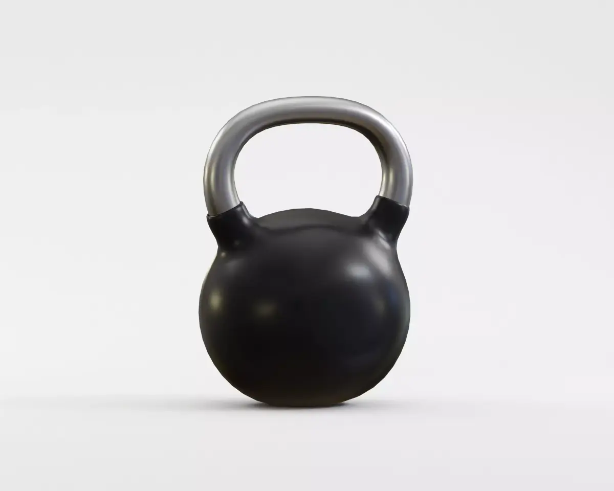Kettlebell Low-poly 3D model get