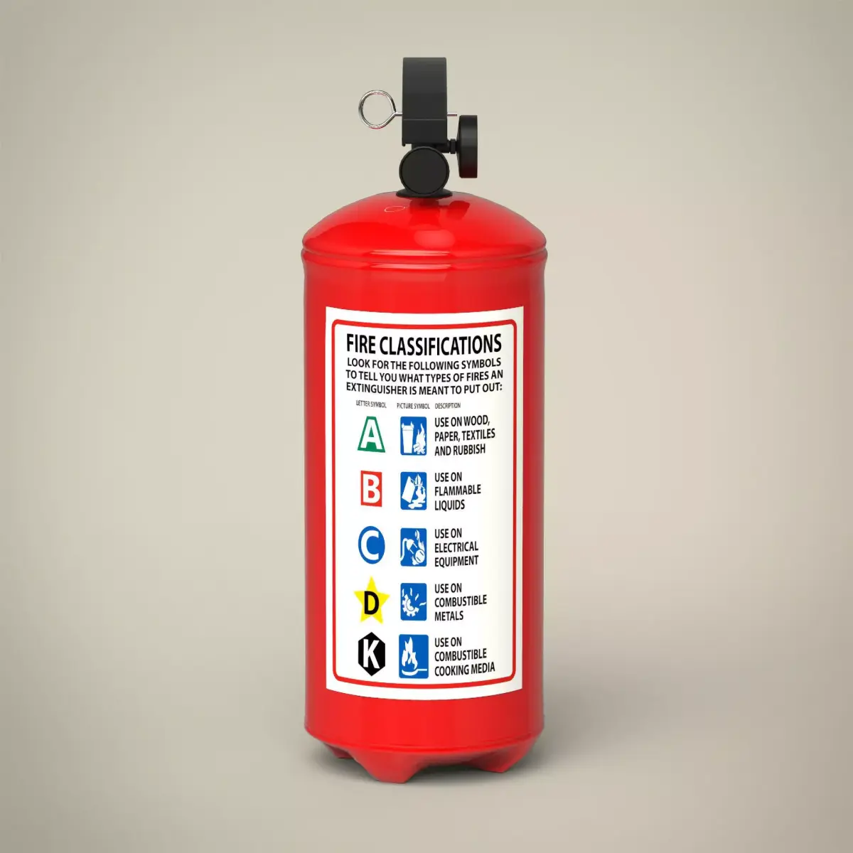 Fire extinguisher 3D model 25
