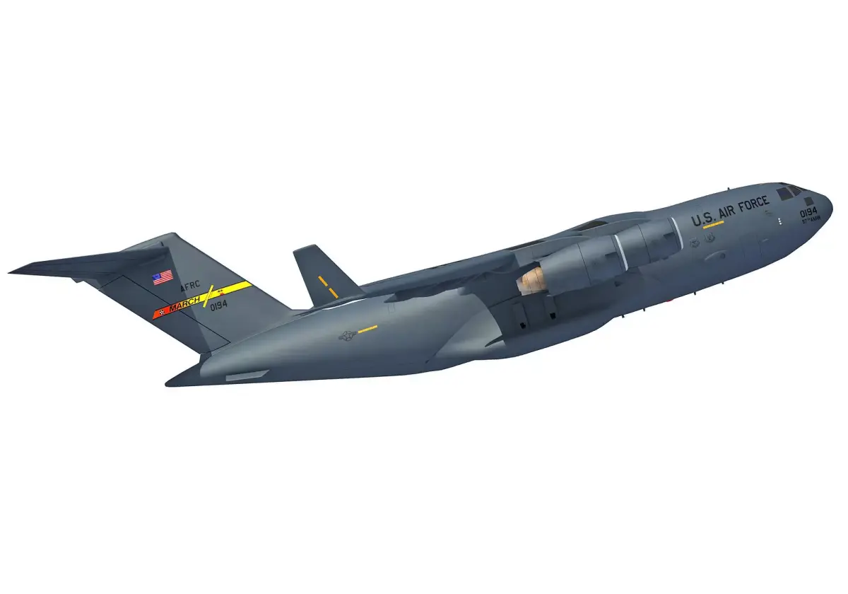 C17 Globemaster III Military Aircraft 3D model