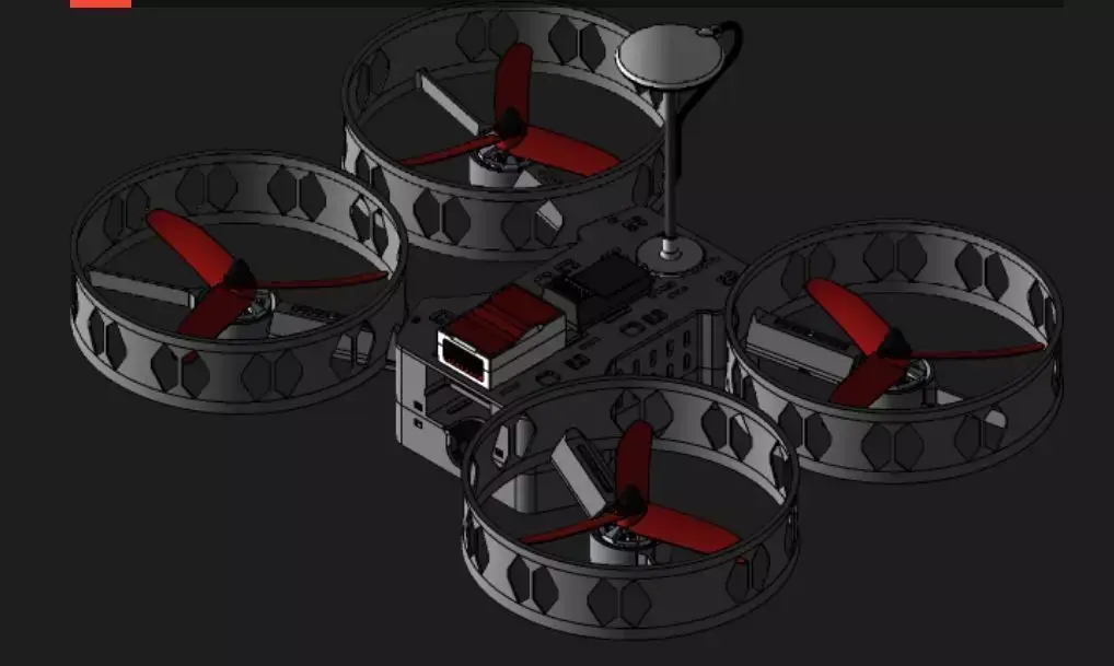 MODULAR QUADCOPTER 3D model