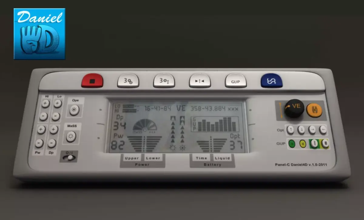 Electric Control Panel 3D model