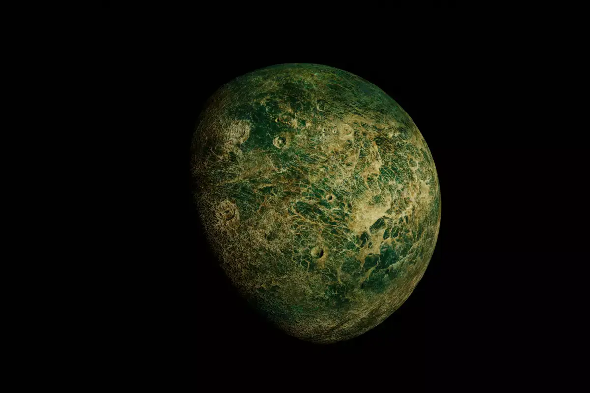 Alien Moon Planet Sci-Fi Fantasy 3D model