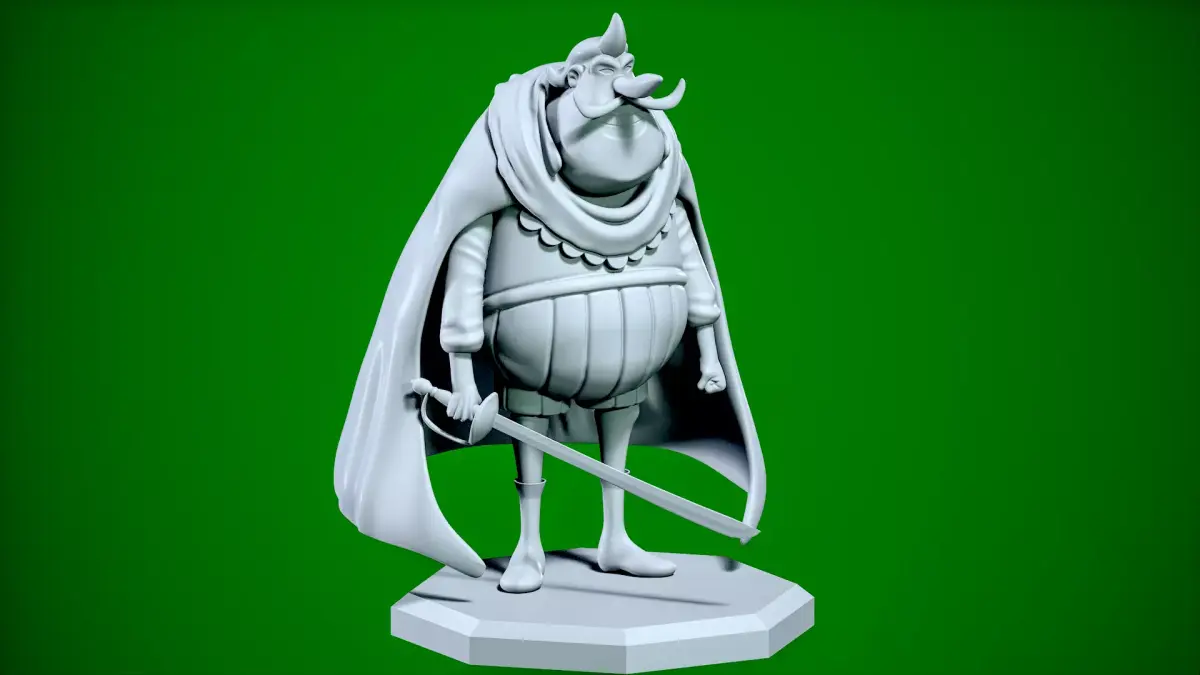 Moon Isaac Jr - Roger Pirates - One piece - Split part 3D print model