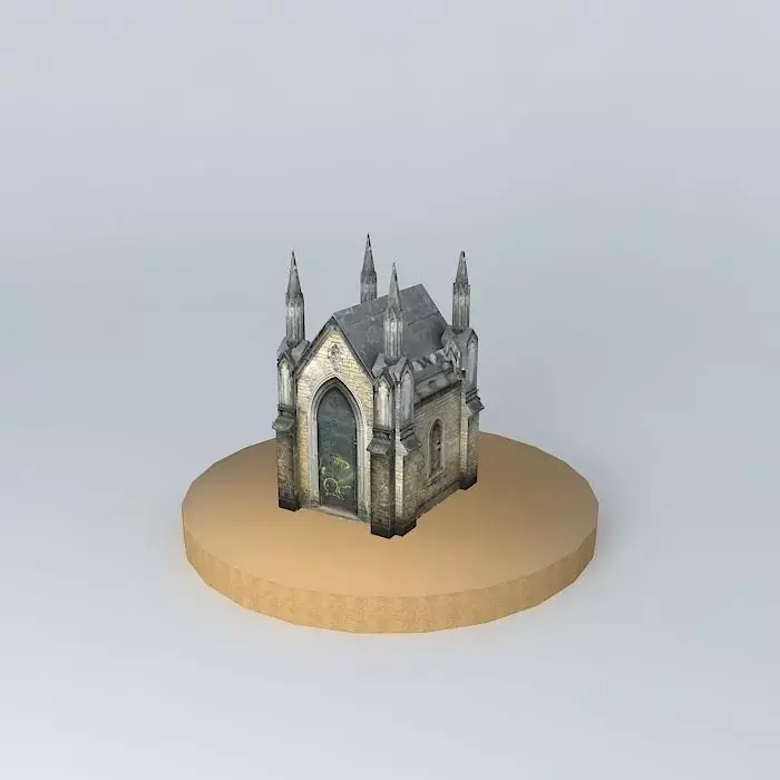 Riga crypt Jekaba cemetery Free 3D model