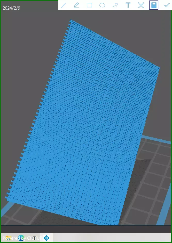 Interlocking Lg Brick Wall Free 3D print model