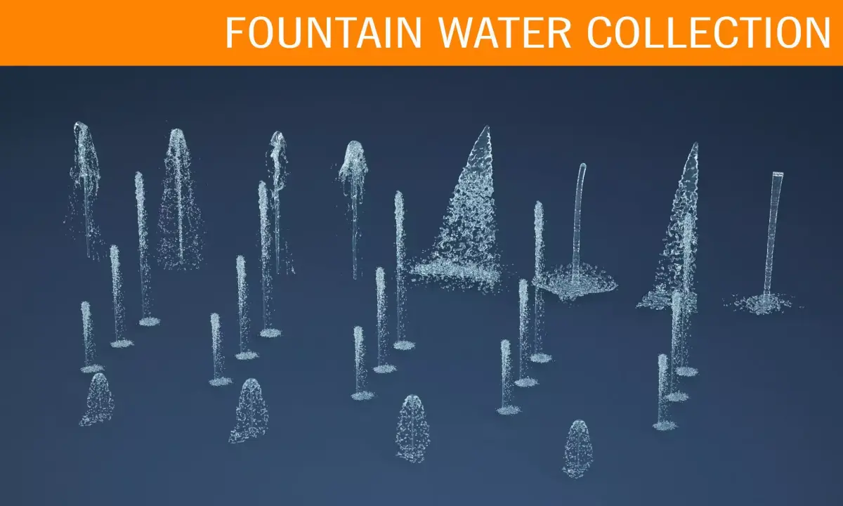 Water jet 3D model